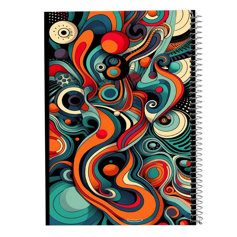 دفتر نقاشی 50 برگ مدوپد مدل اشکال فانتزی کد DF16109