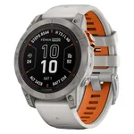 ساعت هوشمند گارمین مدل Fenix 7 pro Sapphire Solar دارای قابلیت های کنترل موسیقی (Music Player)، کنترل سطح اکسیژن خون، ضد آب، صفحه نمایش لمسی بند سیلیکون