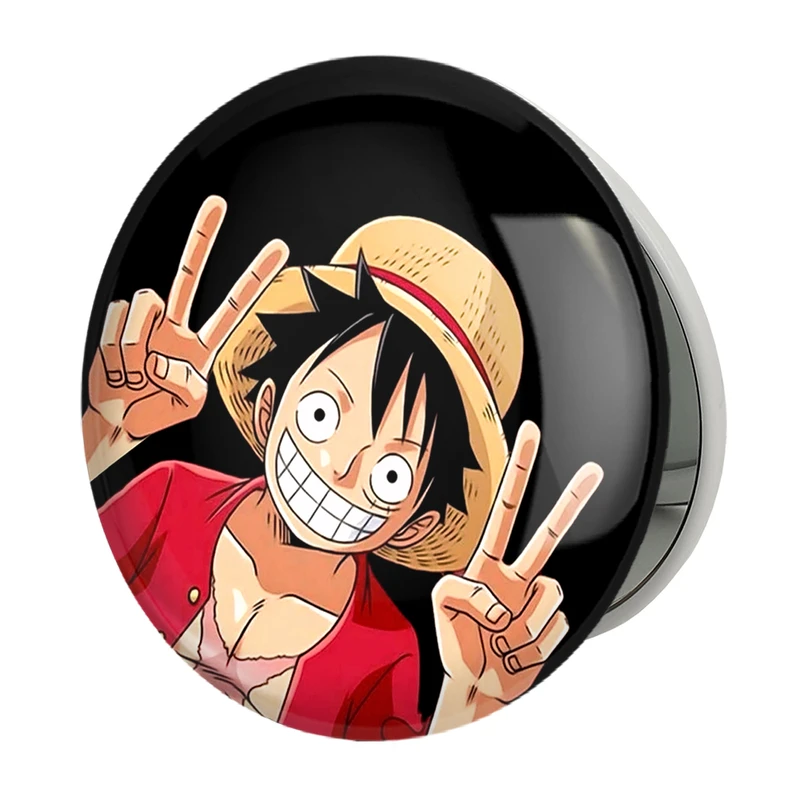آینه جیبی خندالو طرح لوفی انیمه وان پیس One Piece مدل تاشو کد 10538
