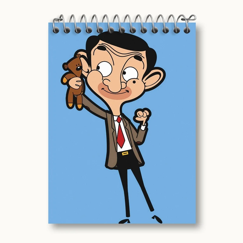 دفتر یادداشت 50 برگ خندالو مدل مستر بین Mr Bean کد 10649