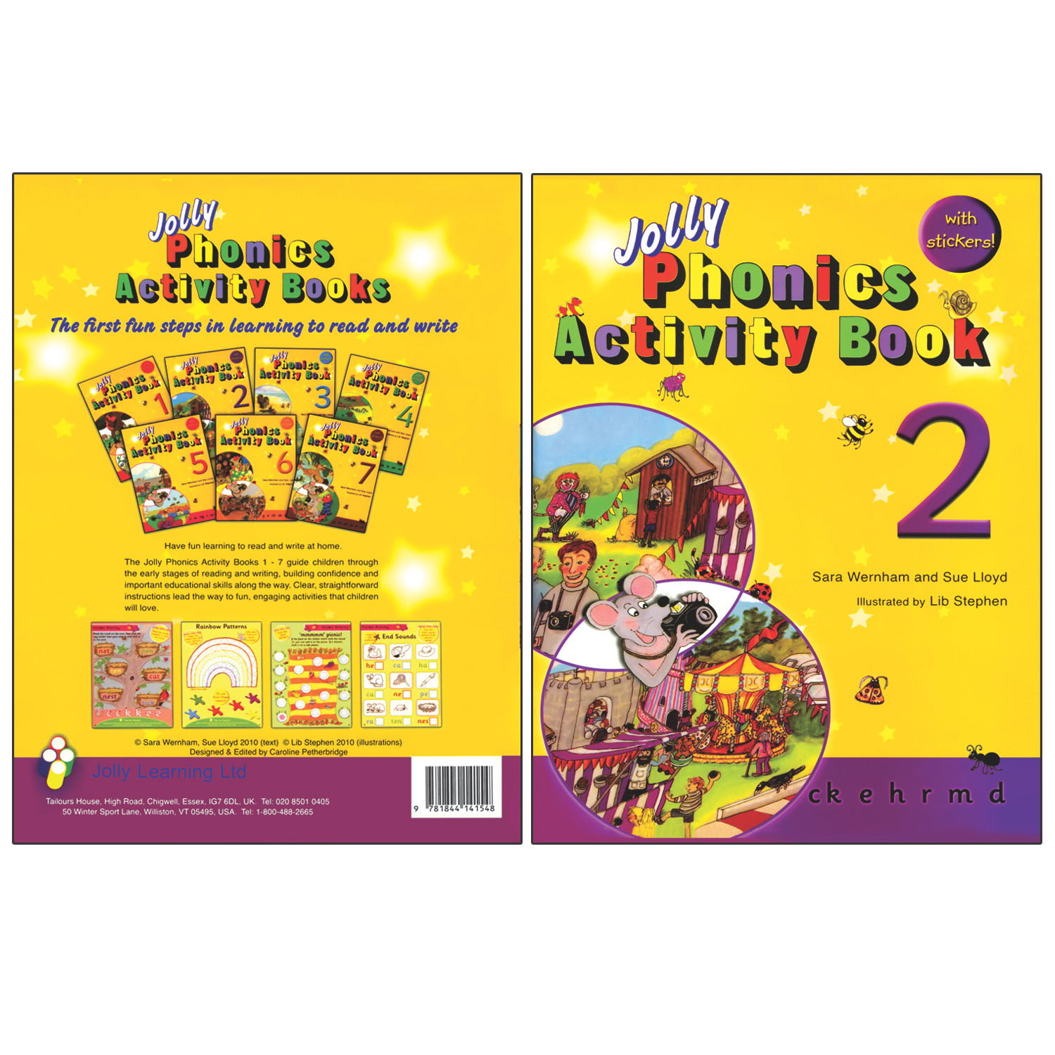 کتاب Jolly Phonics Activity Book 2 اثر Sue Lioyd and Sara Wernham انتشارات Jolly کتاب Jolly Phonics Activity Book 2 اثر Sue Lioyd and Sara Wernham انتشارات Jolly