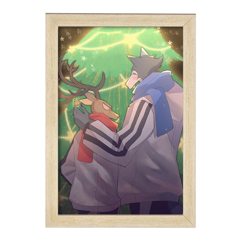 تابلو خندالو مدل لگوشی و لوییس انیمه بیستارز کد 33441