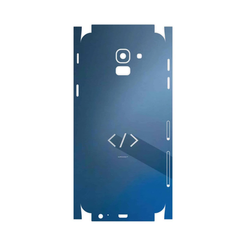 برچسب پوششی ماهوت مدل Minimal Coding icon-FullSkin مناسب برای گوشی موبایل سامسونگ Galaxy J6