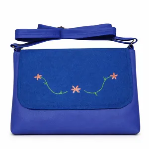 کیف دوشی دست دوز زنانه مدل گلدوزی 