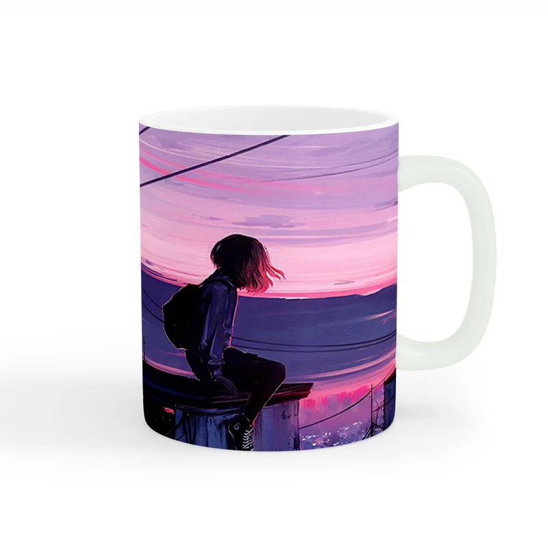 ماگ طرح دخترانه دوست داشتنی کد wall-8156