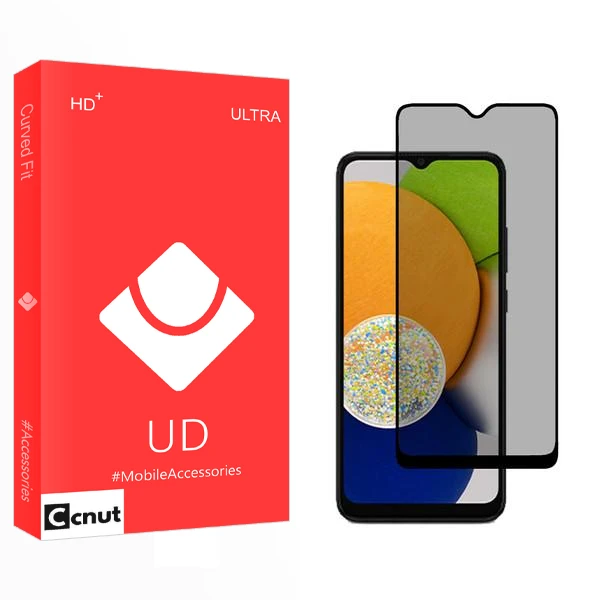 محافظ صفحه نمایش حریم شخصی کوکونات مدل UD مناسب برای گوشی موبایل سامسونگ Galaxy A03