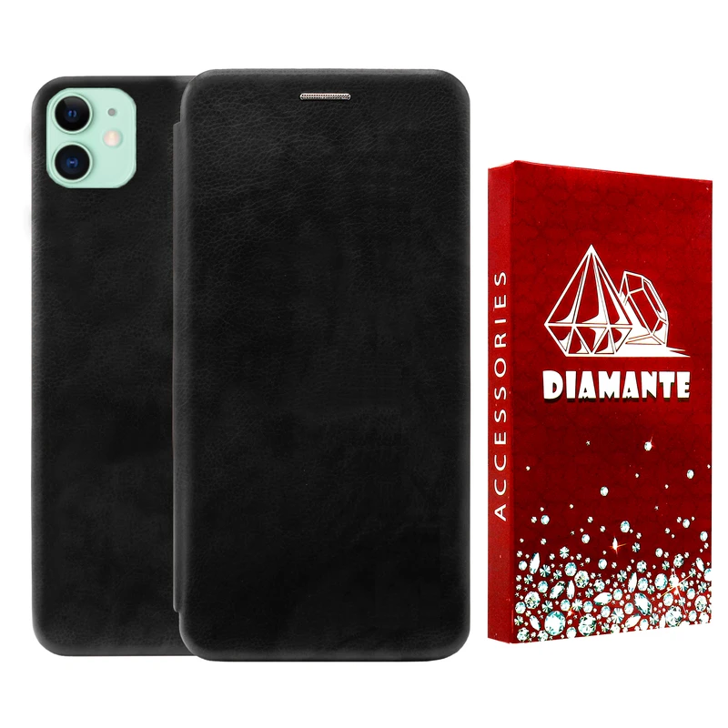 کیف کلاسوری دیامانته مدل Pure Rd مناسب برای گوشی موبایل اپل iPhone 11