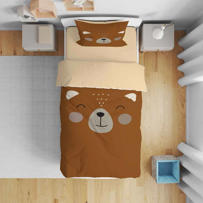 سرویس روتختی نوپه هوم مدل کارتونی  T6051 تک نفره 5 تکه