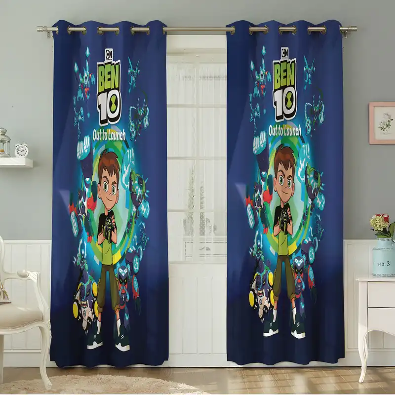 پرده نیروانا طرح کودک مدل مخمل کد 8145سایز 140×280 سانتی متر