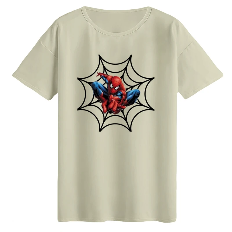 تی‌شرت لانگ آستین کوتاه زنانه مدل مرد عنکبوتی کد1