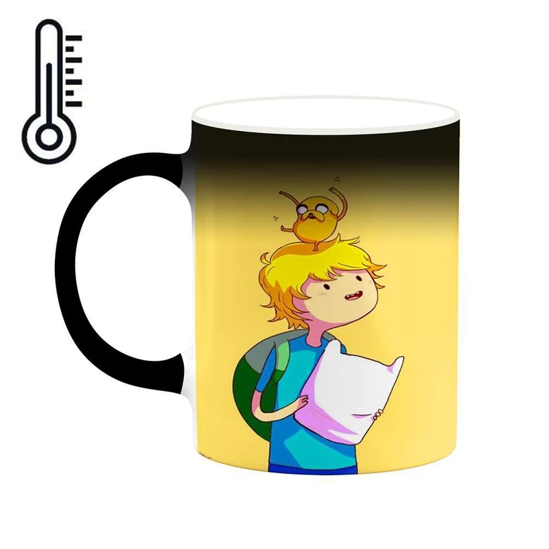 ماگ حرارتی کاکتی مدل کارتون Adventure Time کد mgh22077