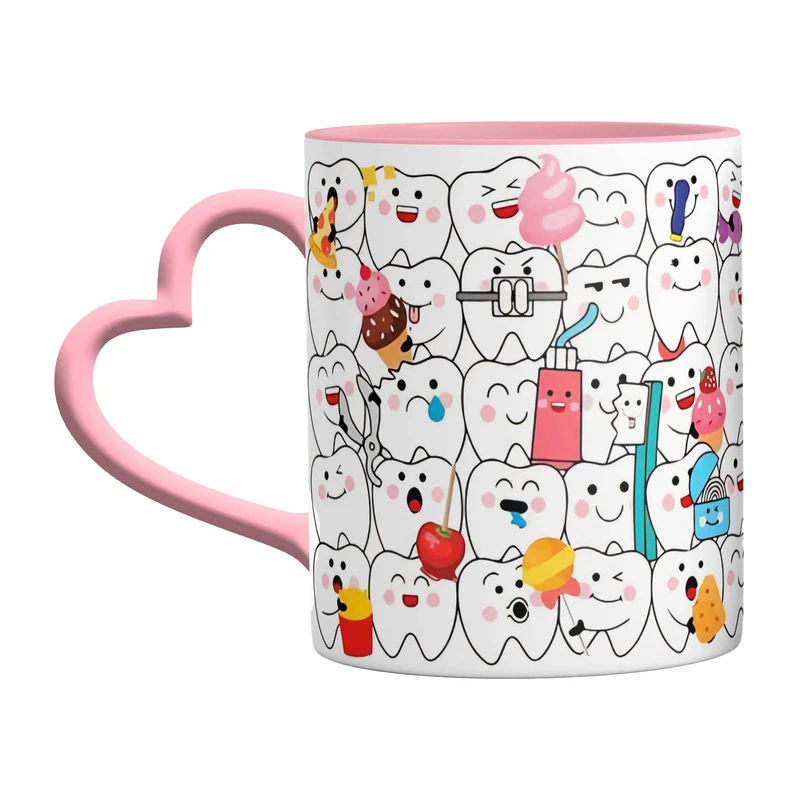 ماگ مدل دندان های بامزه کد 9325