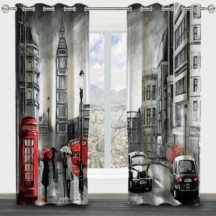 پرده مدل هازان HZD904 سایز 280×140 سانتی متر