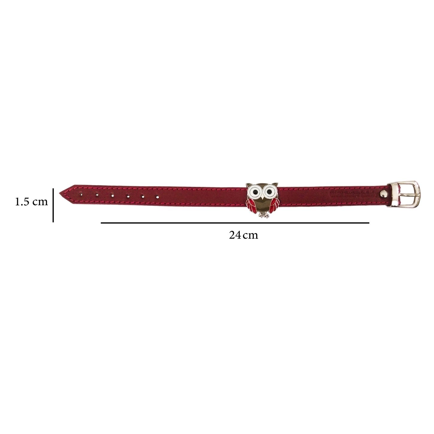 دستبند چرم وارک طرح جغد مدل آیشن کد rb194 -  - 20