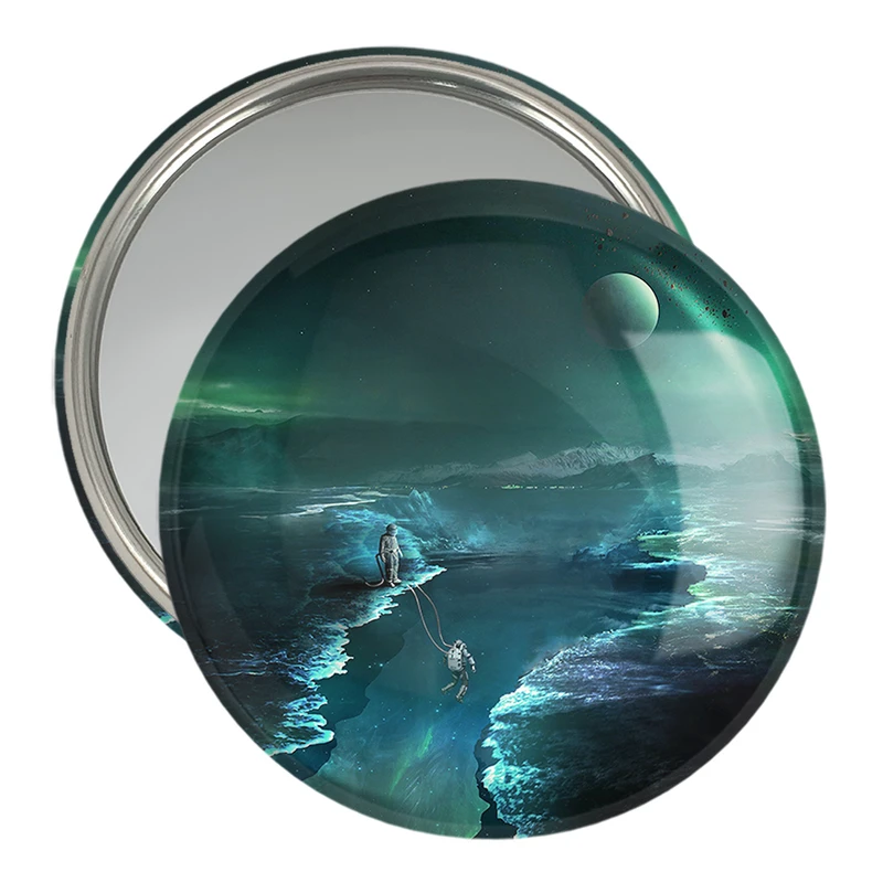 آینه جیبی خندالو مدل کهکشان و سیاره ها کد 25372