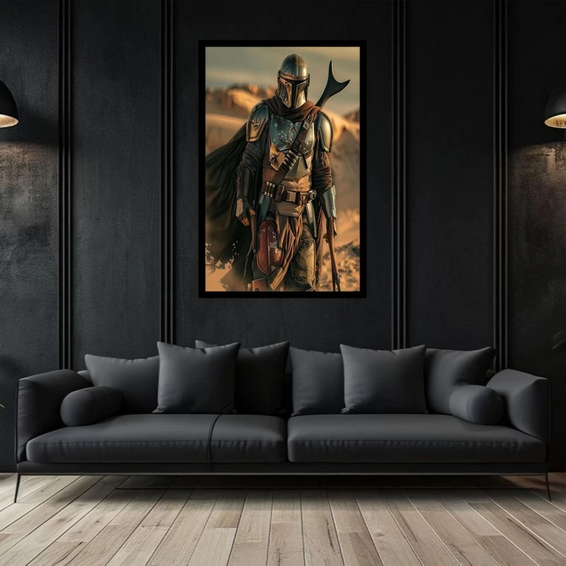 تابلو بکلیت طرح نقاشی و هنر دیجیتال جنگ ستارگان مدل B-bu2807