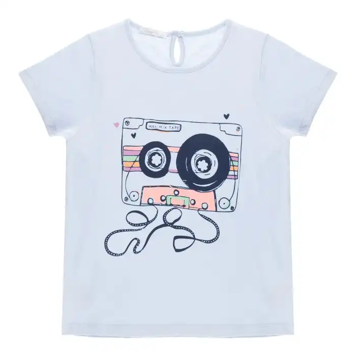 تی شرت آستین کوتاه دخترانه فیورلا مدل کاسکت 43027