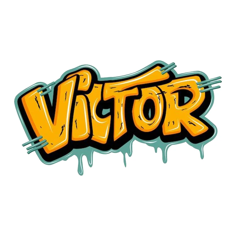 استیکر پارچه و لباس پاد آفرین مدل کلمه انگلیسی کد 2607