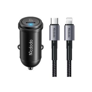 نقد و بررسی شارژر فندکى 30وات  مک دودو مدل CC-749 به همراه كابل تبديل لایتنینگ توسط خریداران