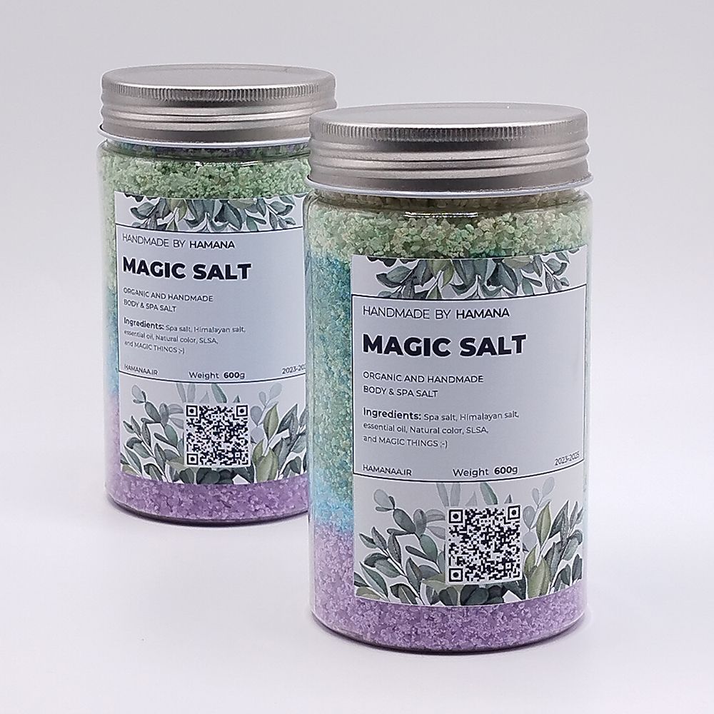 نمک حمام هامانا مدل Magic Salt وزن 600 گرم -  - 8