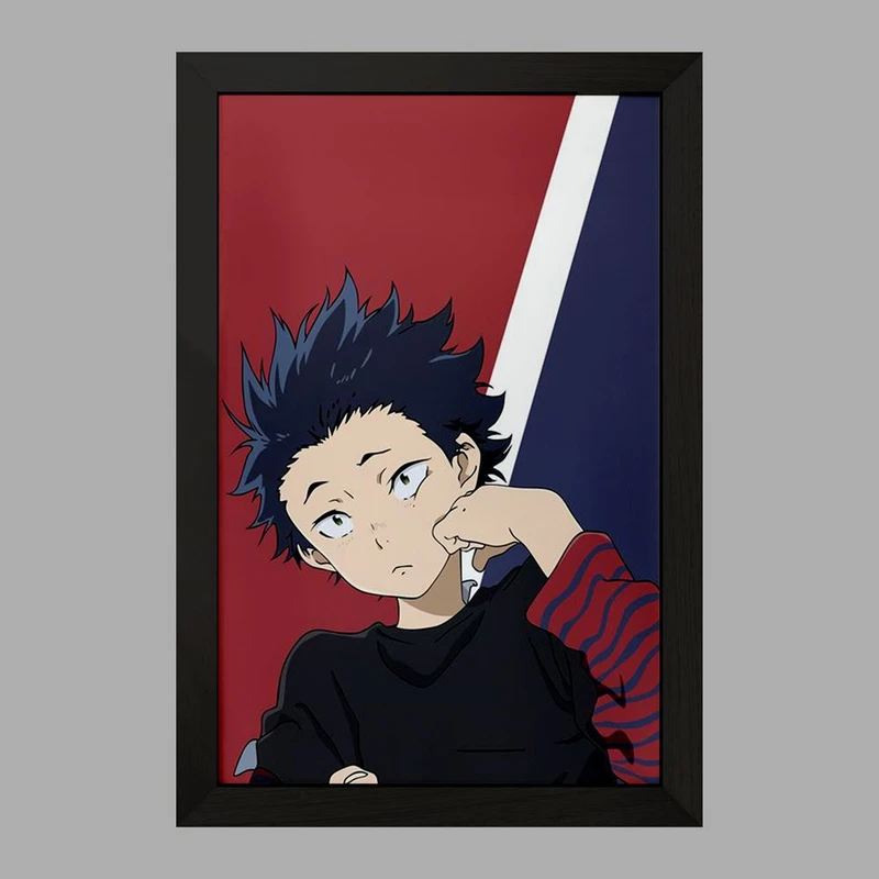 تابلو خندالو مدل شویا ایشیدا انیمه سایلنت ویس A Silent Voice  کد 15792