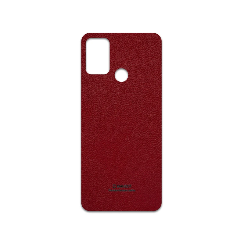 برچسب پوششی ماهوت مدل Red-Leather مناسب برای گوشی موبایل آنر 9A