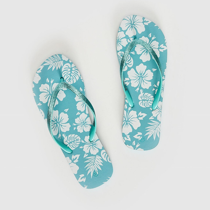 دمپایی لاانگشتی زنانه ال سی وایکیکی مدل استپ دار شاینی