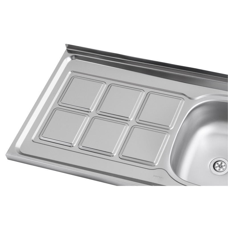 سینک ظرفشویی پرنیان استیل مدل PS 3107 کلاسیک روکار