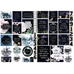 برچسب مدل بولت ژورنال اسکرپ بوک طرح متن