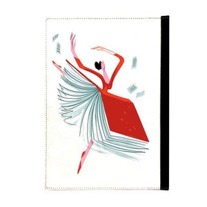 کلاسور طرح دختری با دامن کتابی مدل kel2036