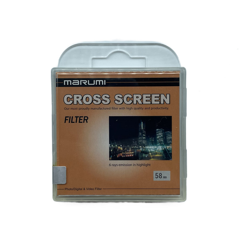 فیلتر لنز مارومی مدل STAR 4X CROSS SCREEN-58MM