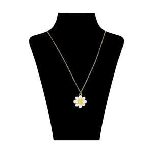 گردنبند زنانه مدل بابونه