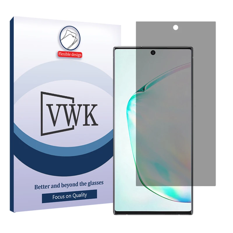 محافظ صفحه نمایش حریم شخصی وی دبلیو کی مدل Tough مناسب برای گوشی موبایل سامسونگ Galaxy Note10 Plus 5G 