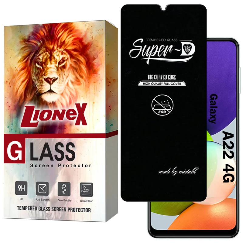 محافظ صفحه نمایش لایونکس مدل SUPERDNL مناسب برای گوشی موبایل سامسونگ Galaxy A22 4G