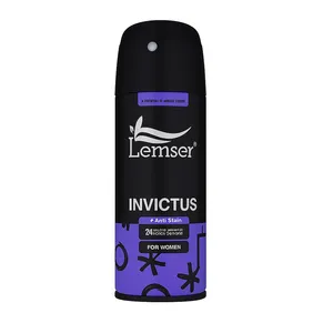 اسپری دئودورانت زنانه لمسر مدل INVICTUS حجم 150 میلی‌لیتر
