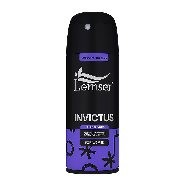 اسپری دئودورانت زنانه لمسر مدل INVICTUS حجم 150 میلی‌لیتر