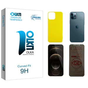 Cooling Olka Privacy Screen Protector For apple 12 pro max With Back Protector