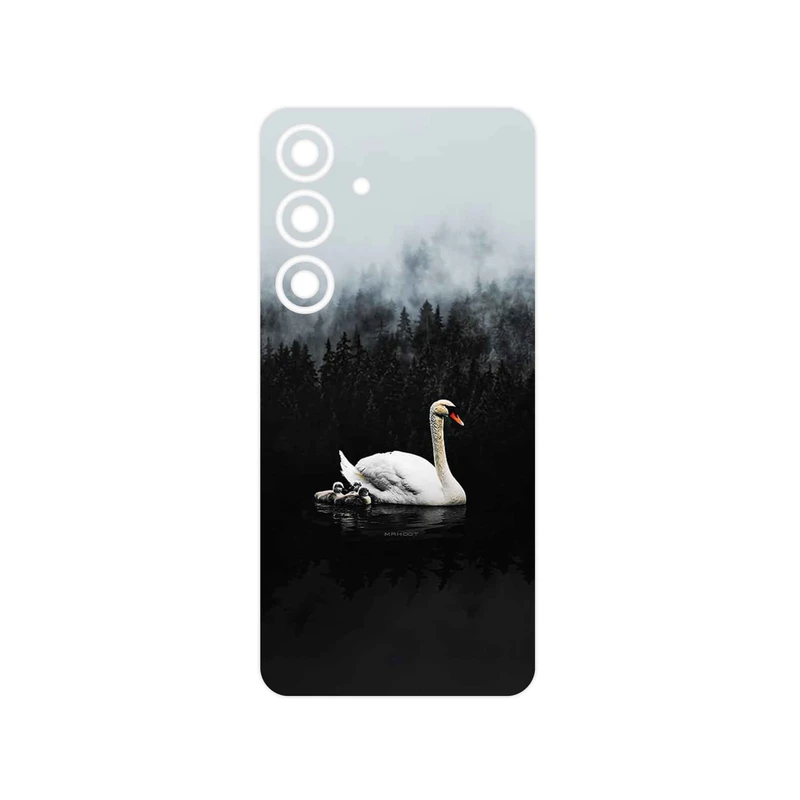 برچسب پوششی ماهوت مدل Swan_Lake مناسب برای گوشی موبایل سامسونگ Galaxy S24