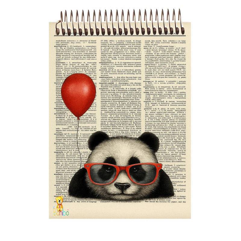 دفتر شطرنجی 100 برگ بانیبو مدل پاندا کد 2745