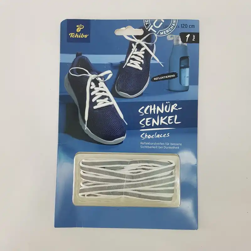 بند کفش چیبو مدل رفلکتور شب تاب کد 377129