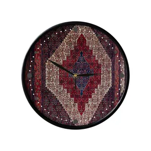 ساعت دیواری مدوپد طرح فرش سنندج مدل C-Sanandaj04