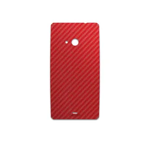 MAHOOT Red-Fiber Cover Sticker for Microsoft Lumia 535
