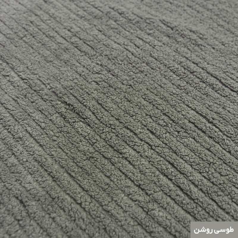 پادری شاران هوم مدل اسفنج دار طرح مخمل راه راه فانتزی سایز 50×80 سانتی متر