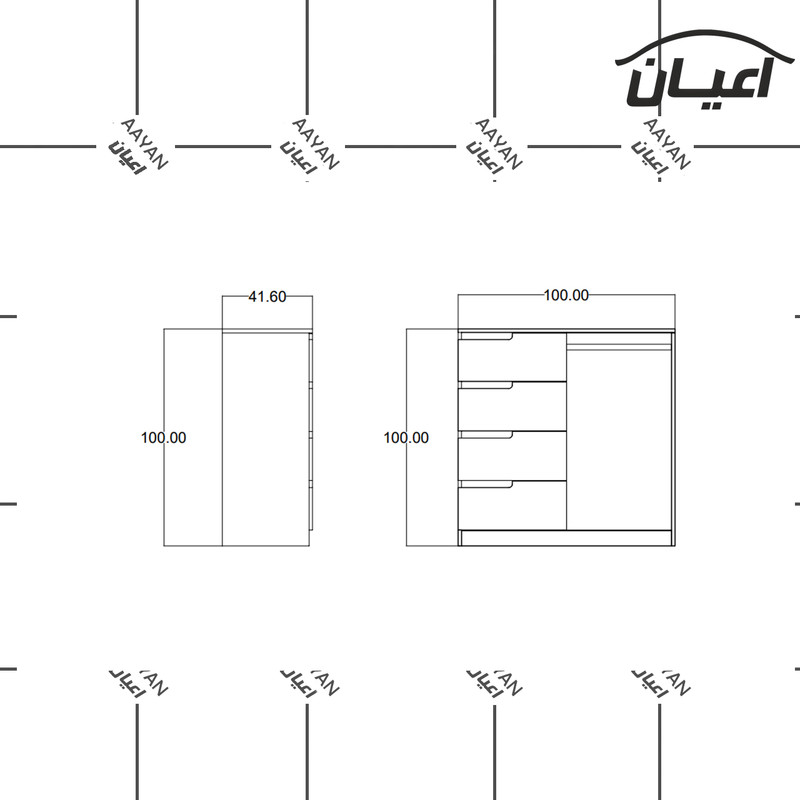 دراور اعیان مدل FH438 دراور اعیان مدل FH438