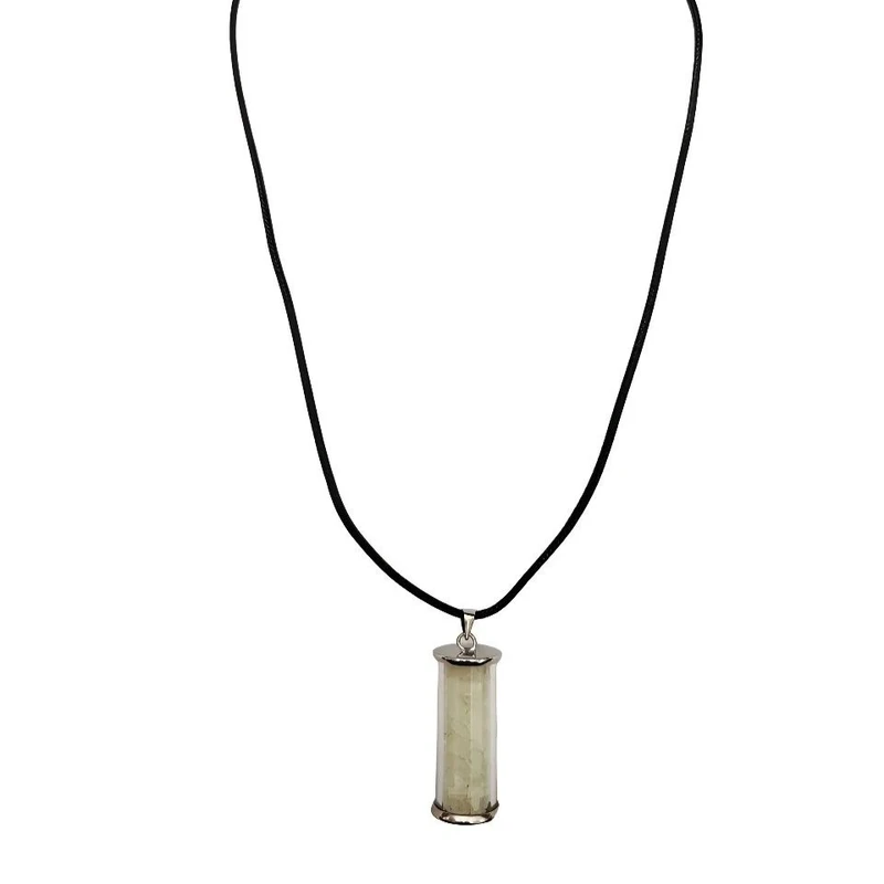 گردنبند شب تاب مردانه مدل استوانه