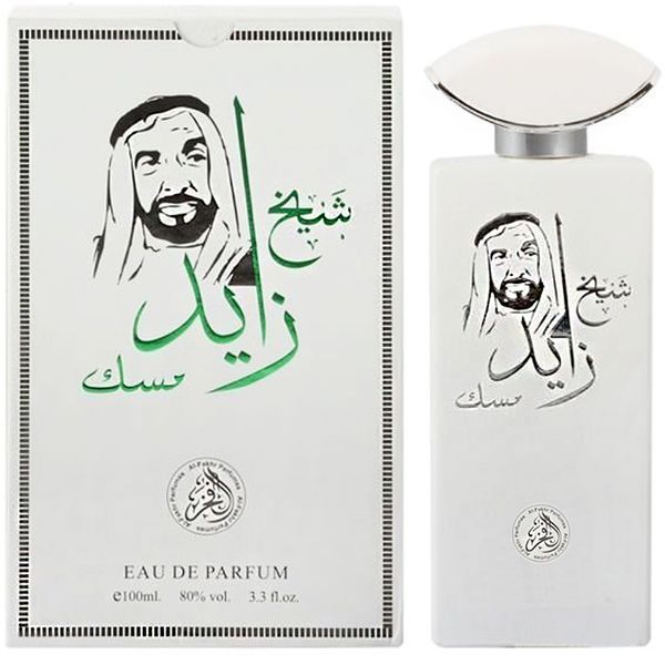 ادو پرفیوم مردانه الفخر مدل شیخ زاید مسک حجم 100 میلی لیتر