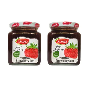 مربا توت فرنگی خرسند - 300 گرم بسته 2 عددی