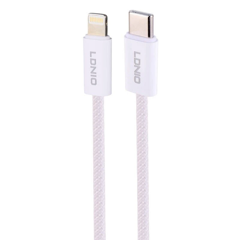 کابل تبدیل USB-C به Lightning الدینیو مدل LC901i طول 1 متر