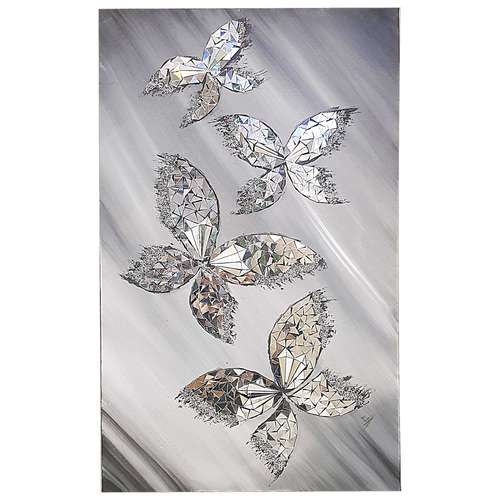 تابلوی آینه کاری طرح پروانه ها