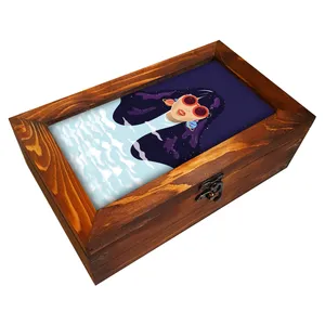 جعبه هدیه چوبی مدل         BG36